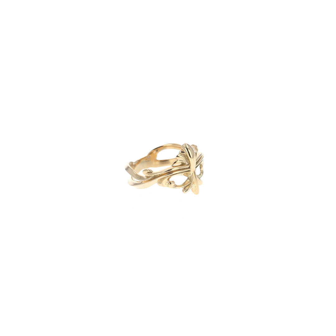 18k gold king baby ring