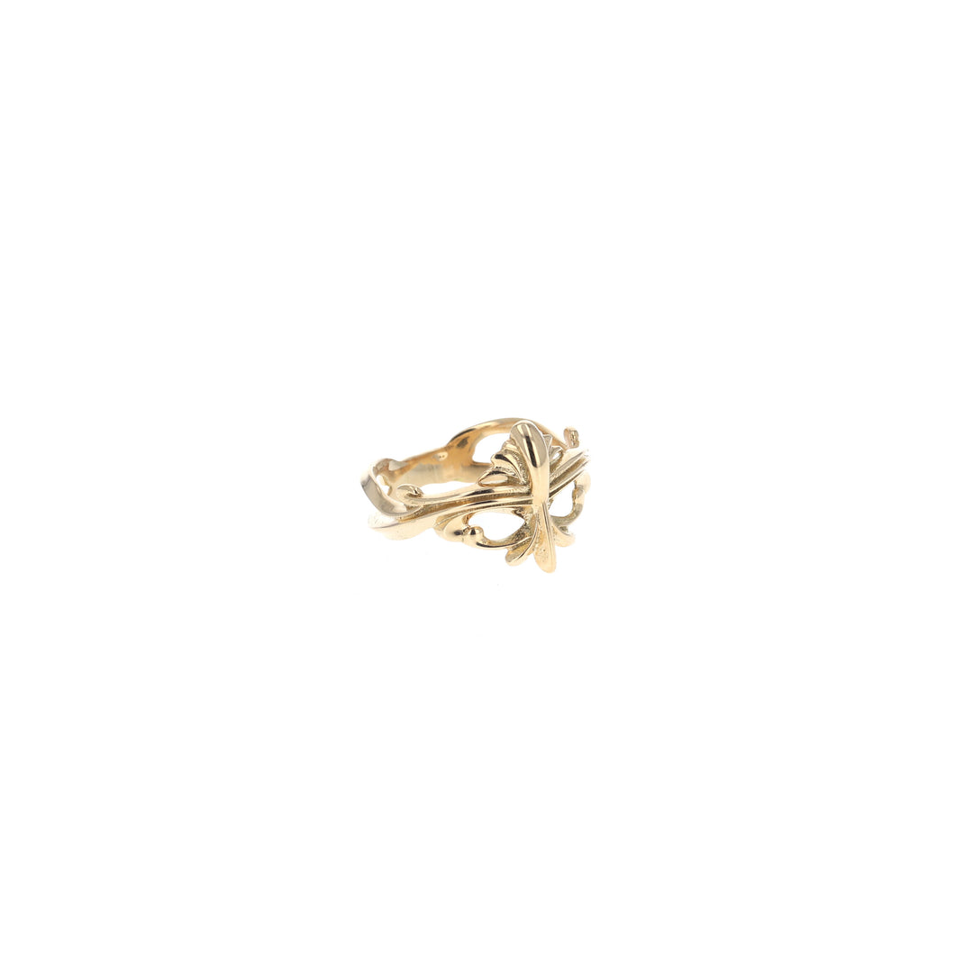 18k gold king baby ring