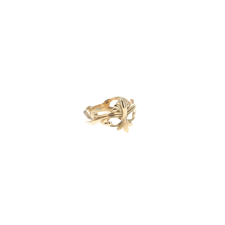 18k gold king baby ring