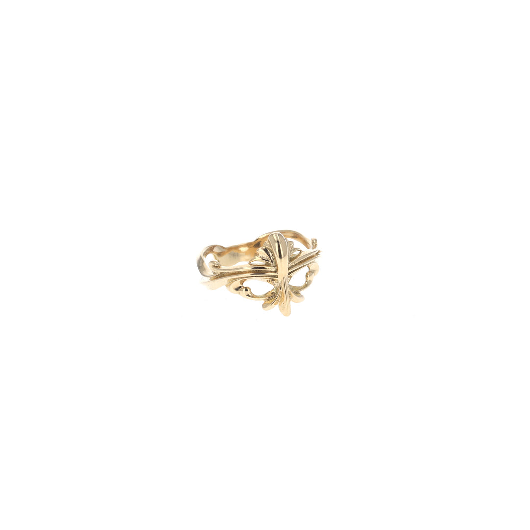 18k gold king baby ring