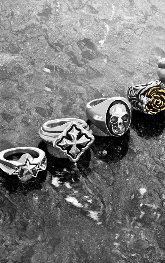 king baby large skull ring