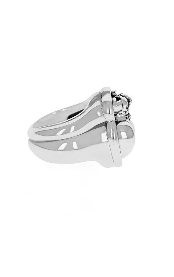 king baby new classic crowned heart ring