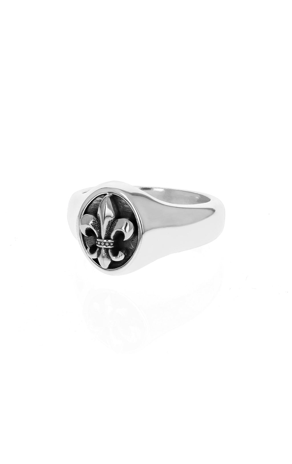 king baby fleur de lis ring