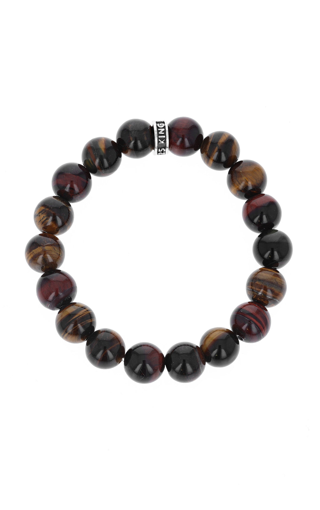 king baby red tiger eye bracelet