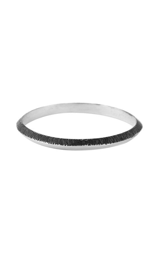 Slashed Texture Bangle