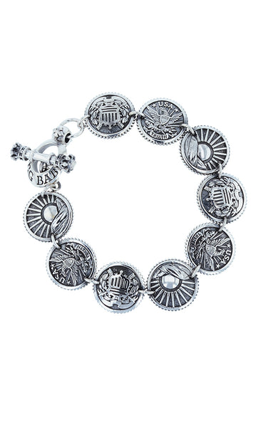 Eagle, Sun, Shield Concho Bracelet – King Baby