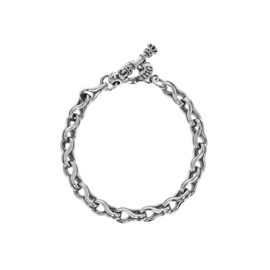 Twisted Eight Link Bracelet