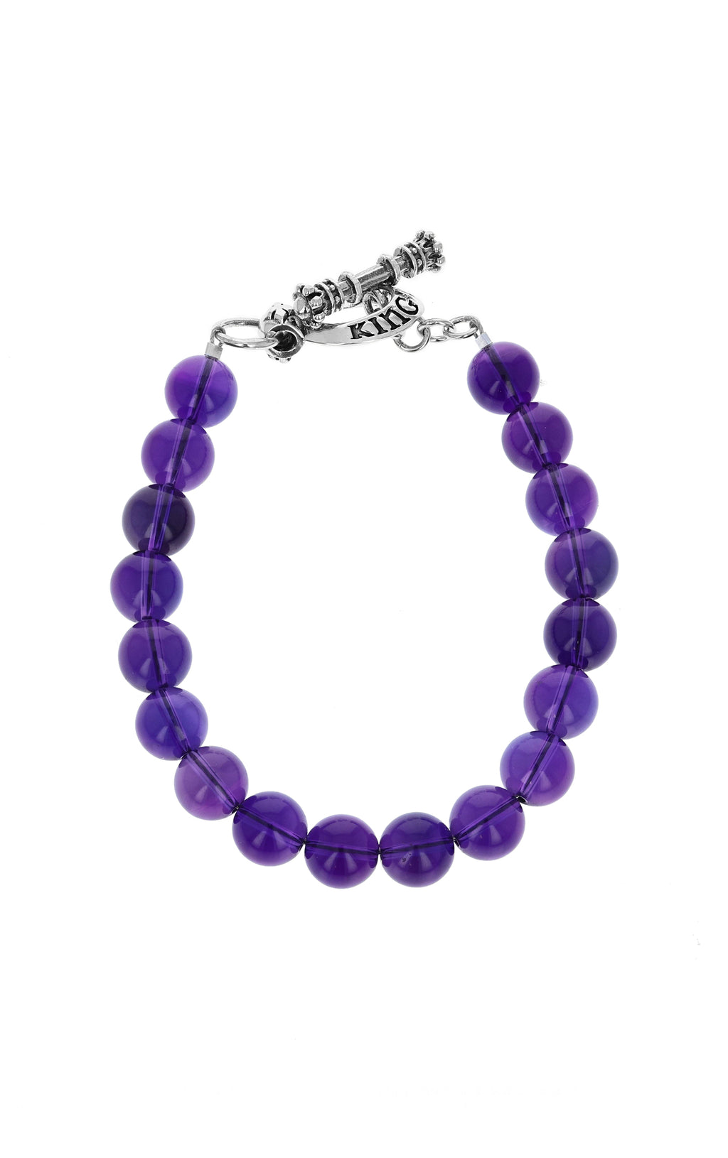 king baby amethyst bracelet