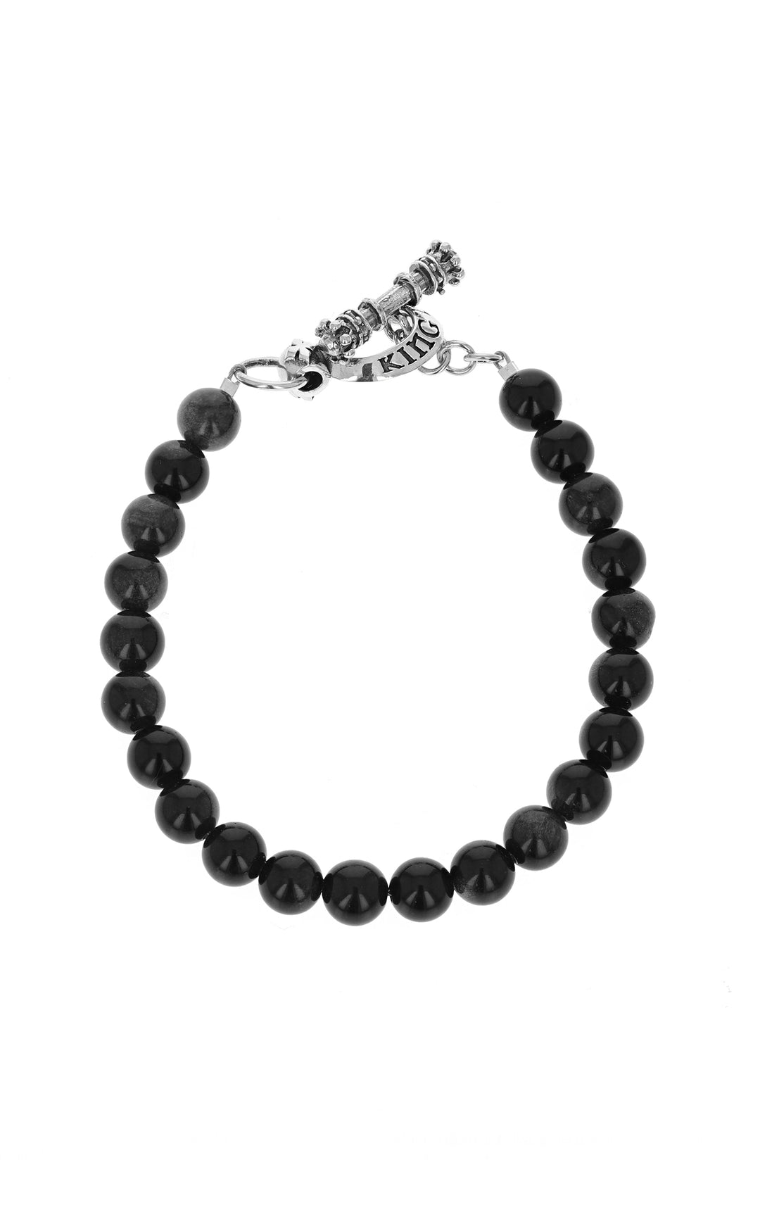 king baby black obsidian bracelet