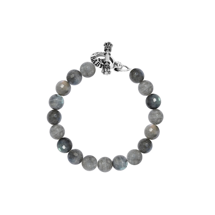 10mm Labradorite Bracelet w/Toggle Clasp