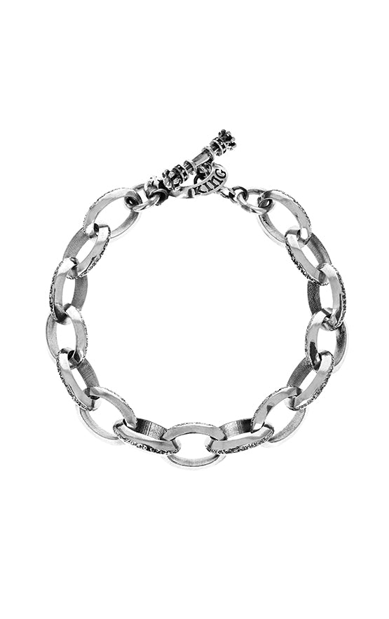 sterling silver king baby bracelet