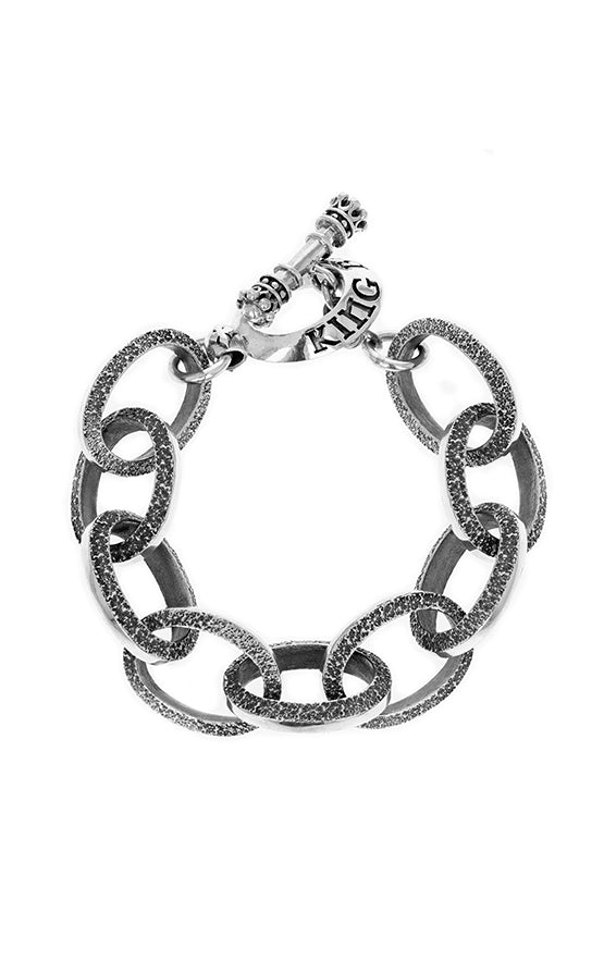 sterling silver king baby bracelet