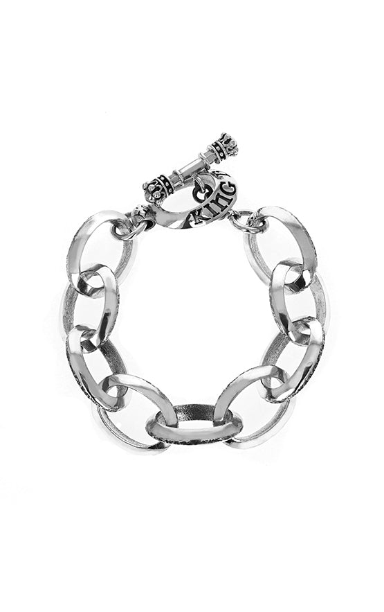 sterling silver king baby bracelet