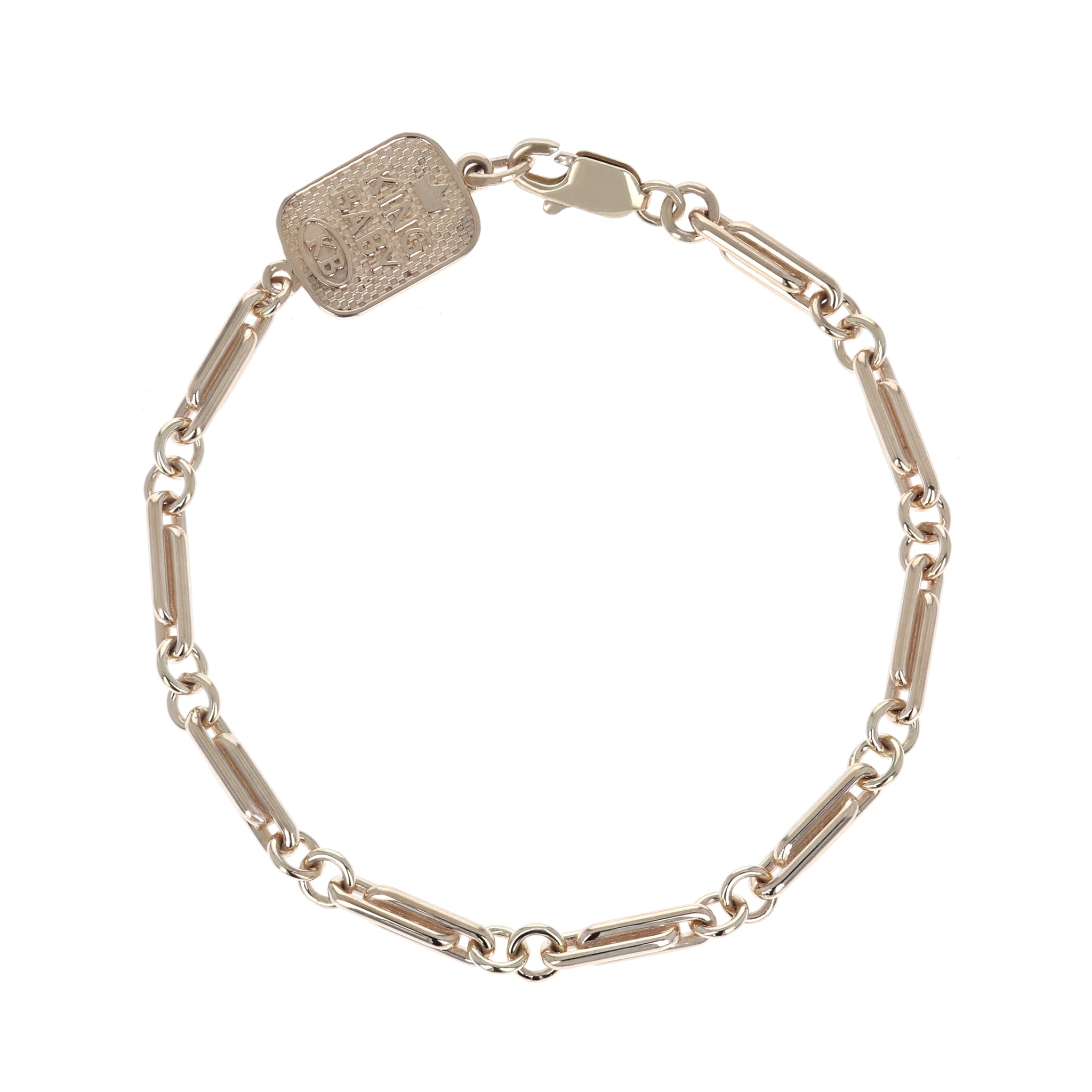 LOREN STEWART + NET SUSTAIN Herringbone 10-karat recycled gold bracelet |  NET-A-PORTER