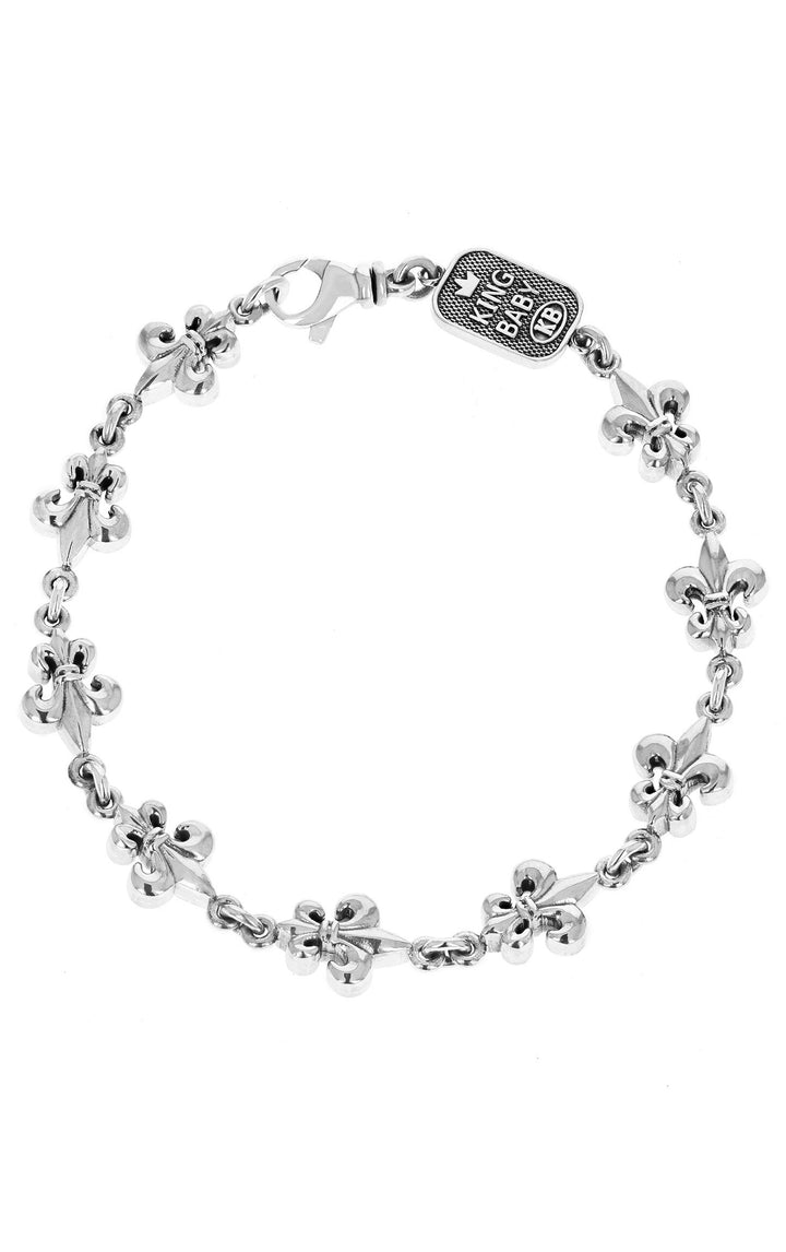 king baby large fleur de lis bracelet