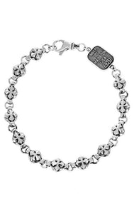 king baby round mb cross bracelet