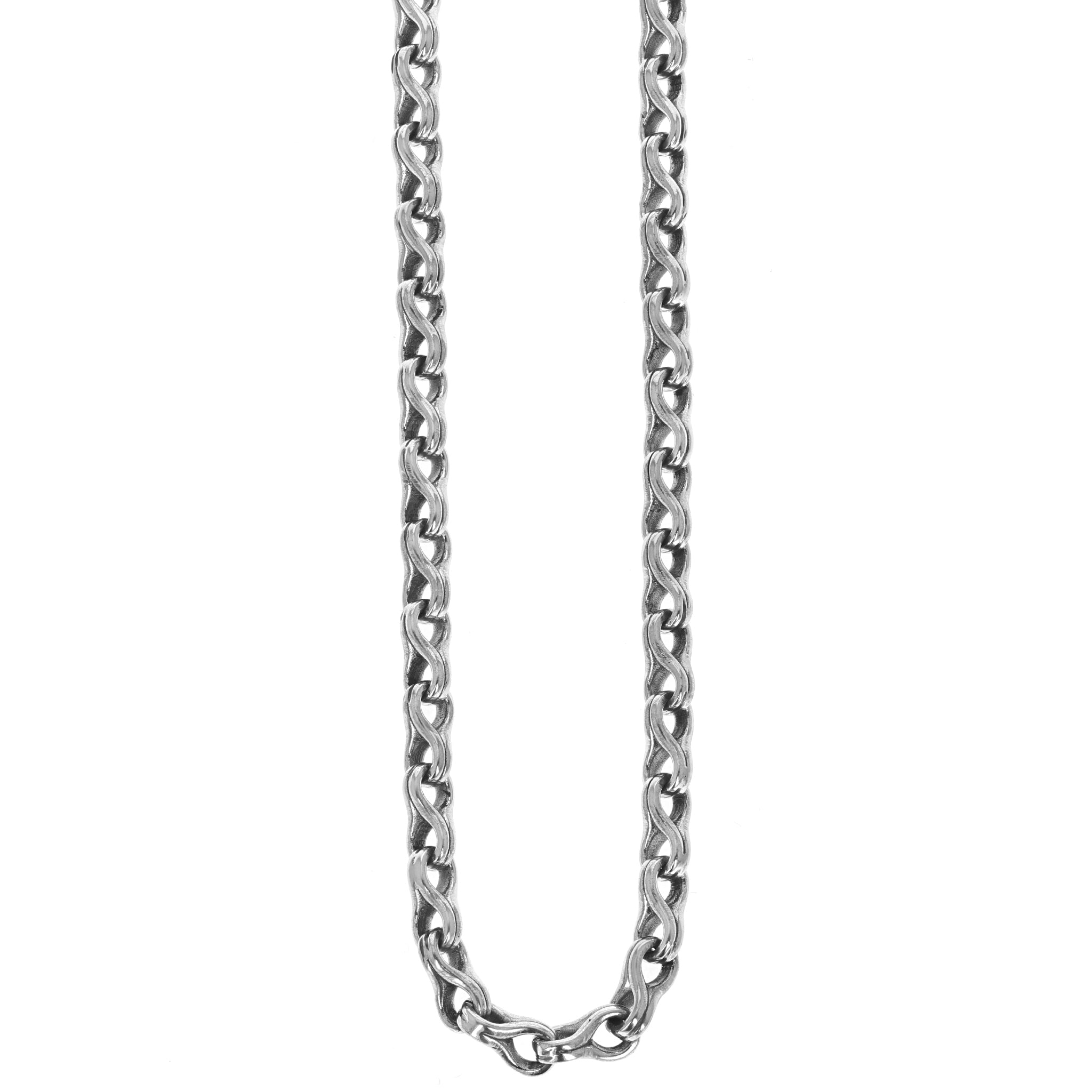 Twisted Eight Link Necklace