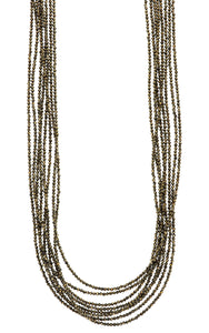 king baby womens pyrite necklace