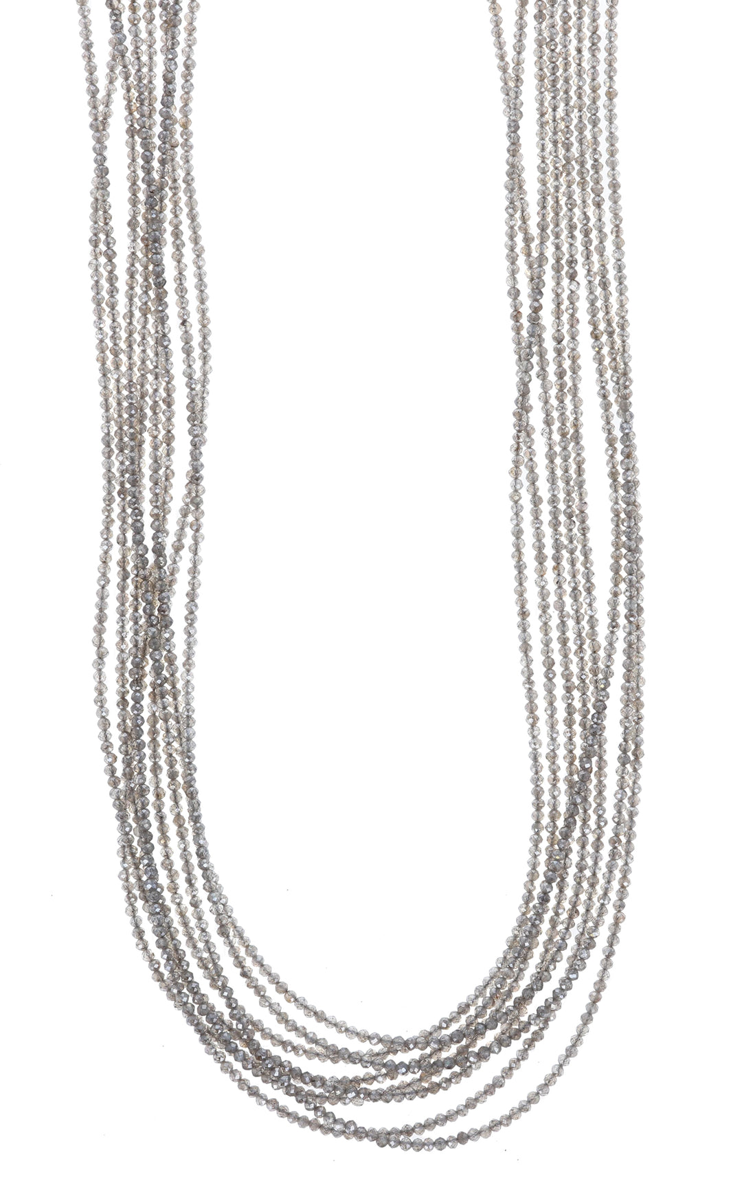 king baby womens eight strand labradorite necklace