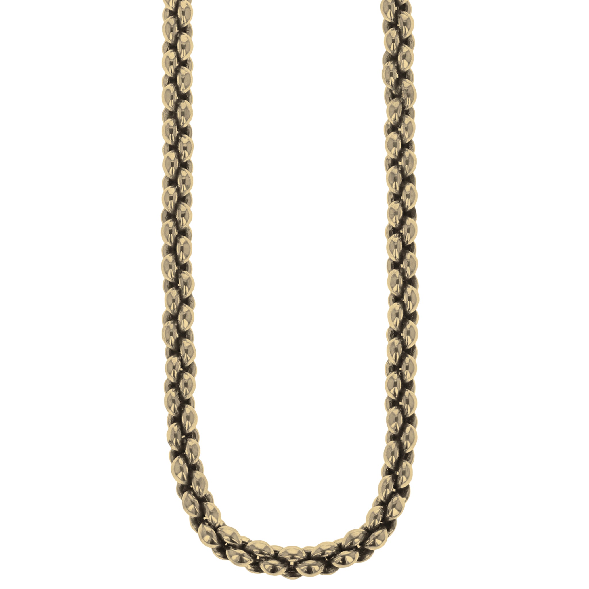 Product shot of 10K Gold Small Infinity Link Necklace