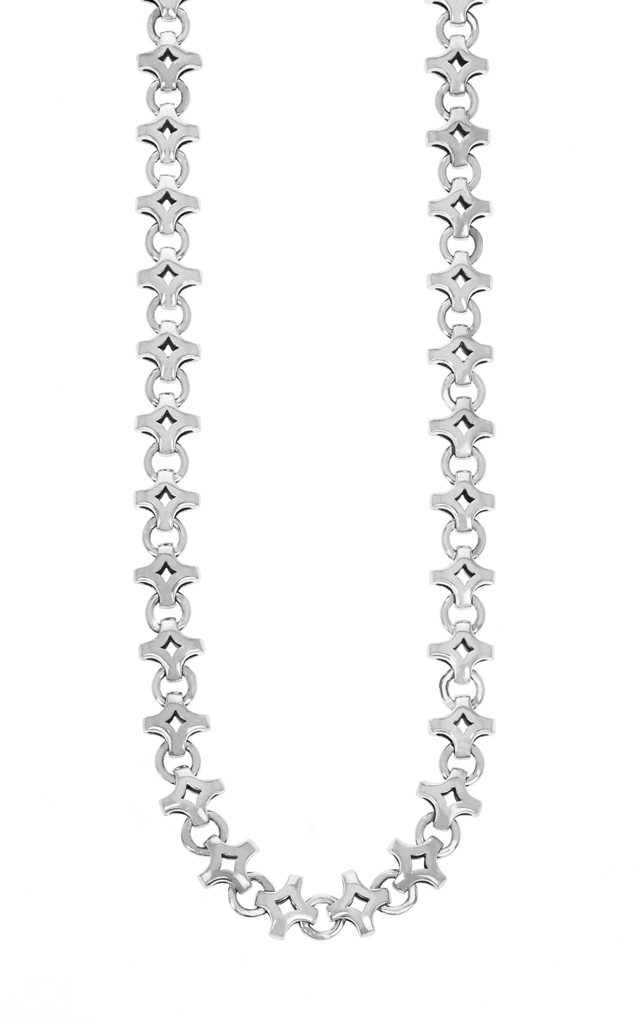 Small Diamond Link Necklace