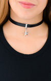 Leather Choker with a Star