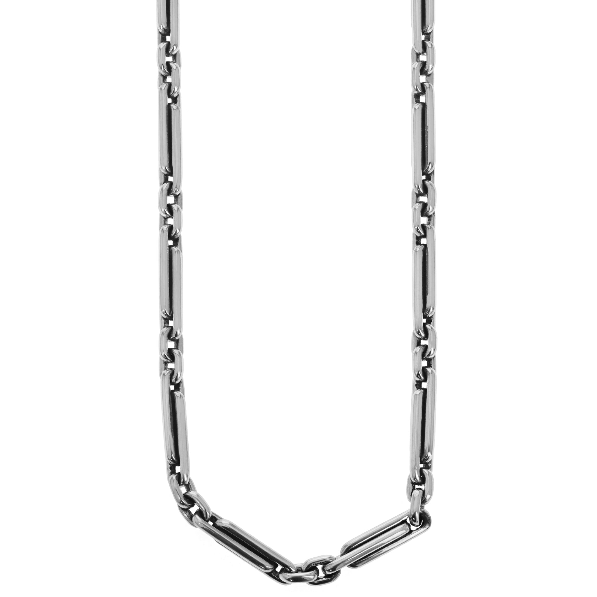 Large Paperclip Necklace w/ T-Bar & Toggle