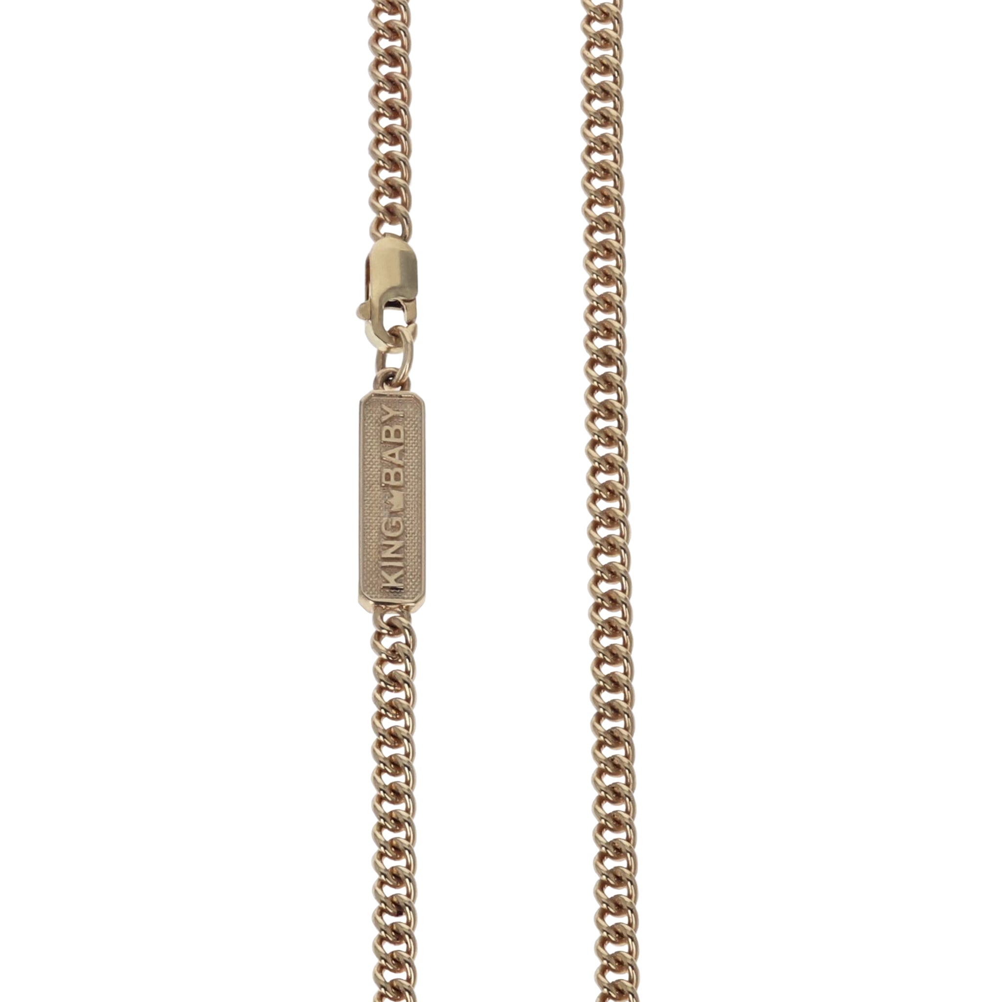 Fine Curb Link Necklace 10K Yellow Gold – King Baby