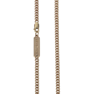 Fine Curb Link Necklace 10K Yellow Gold