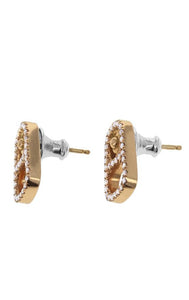 king baby gold earrings with diamonds
