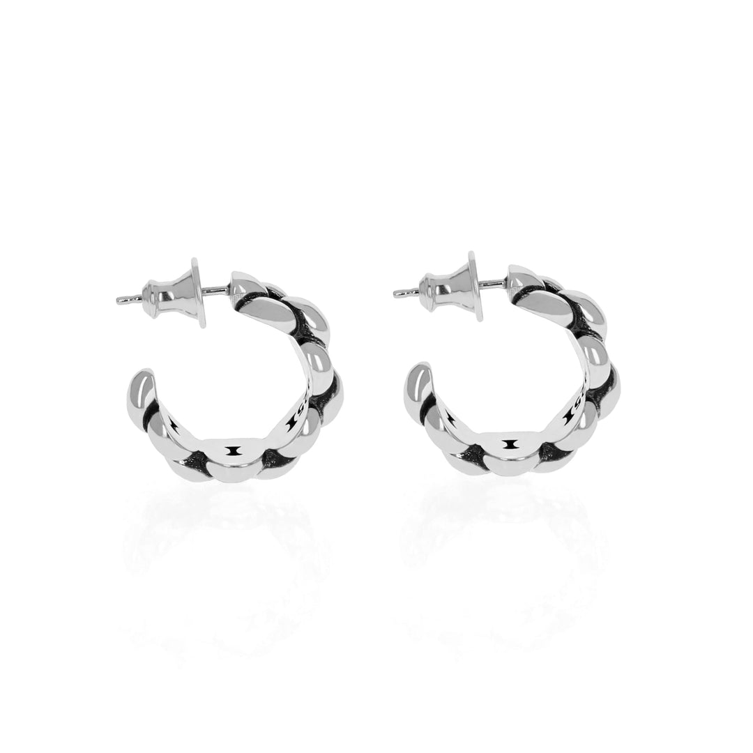 Photo of Infinity Link Hoop Earrings