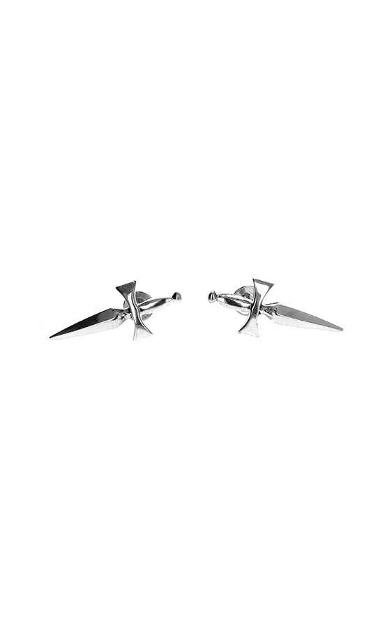 king baby dagger earrings