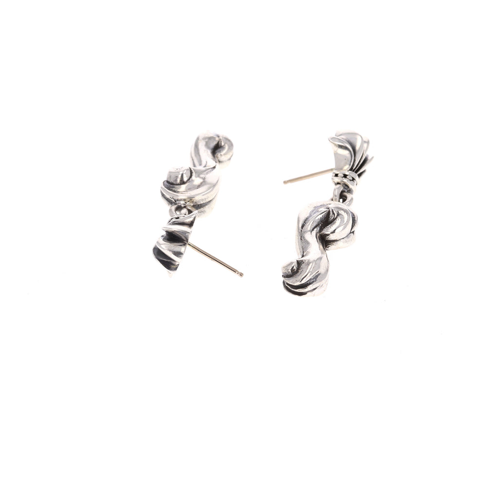 sterling silver king baby earrings