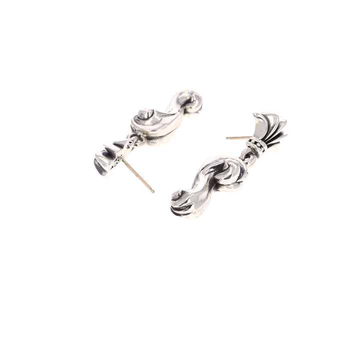 sterling silver king baby earrings