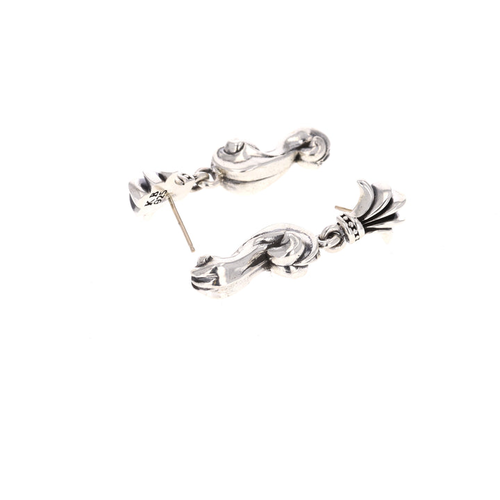 sterling silver king baby earrings