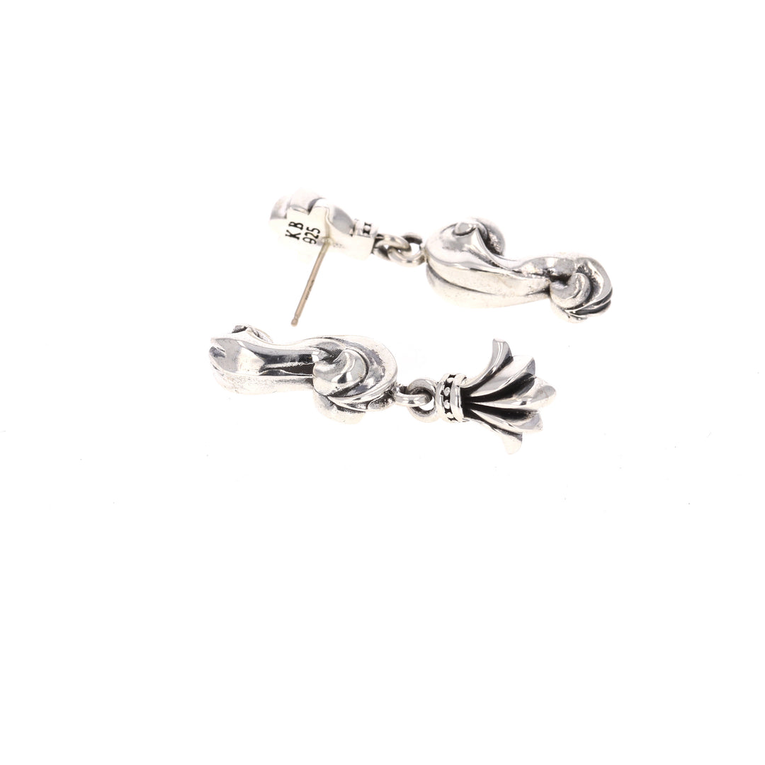 sterling silver king baby earrings