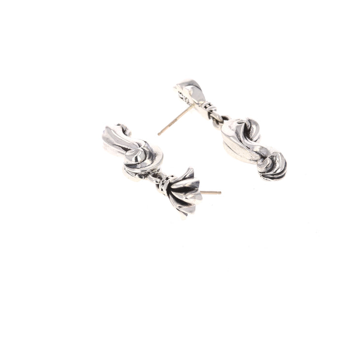 sterling silver king baby earrings