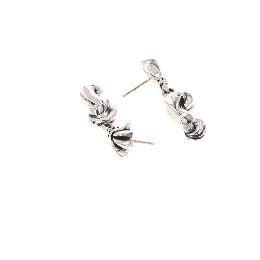 sterling silver king baby earrings