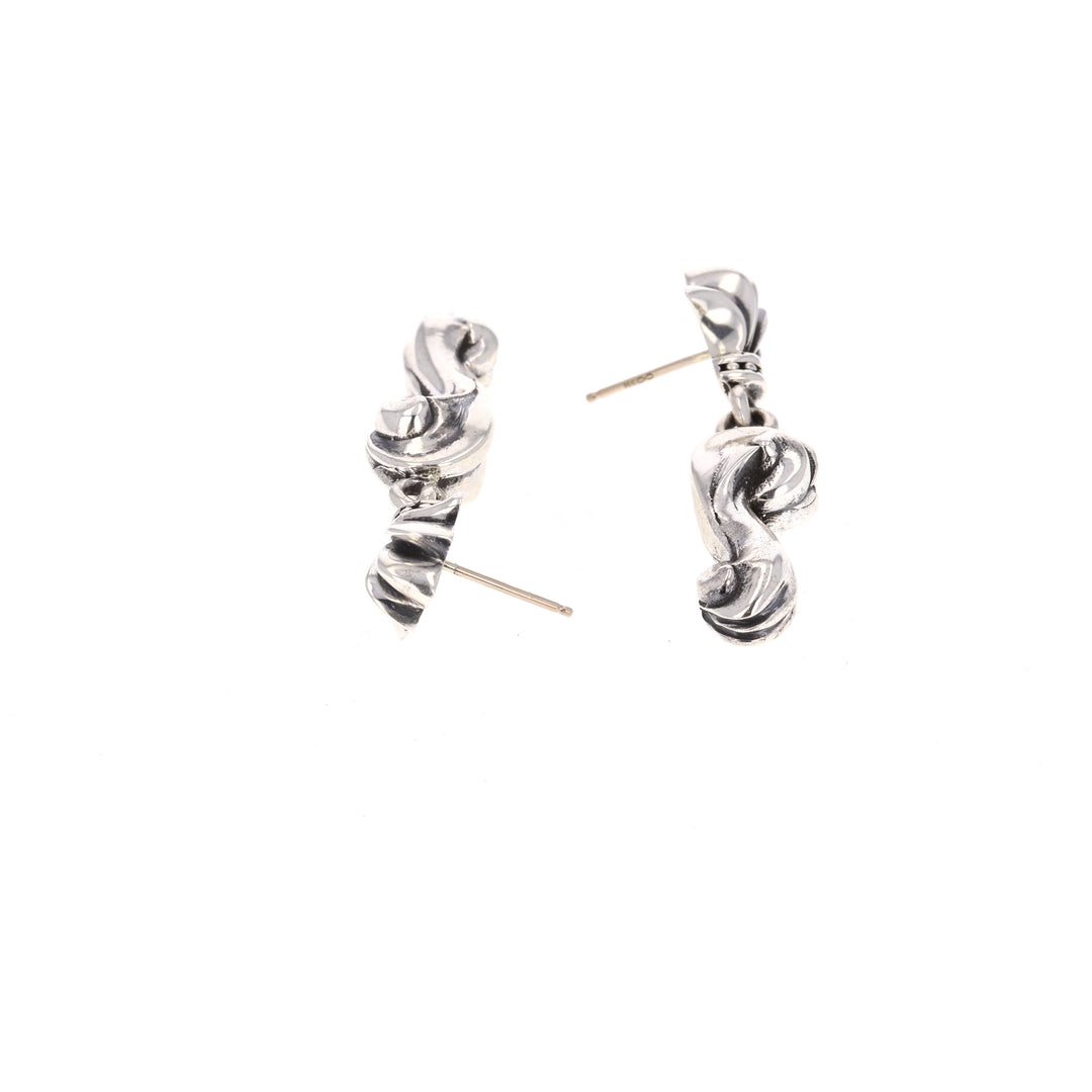 sterling silver king baby earrings