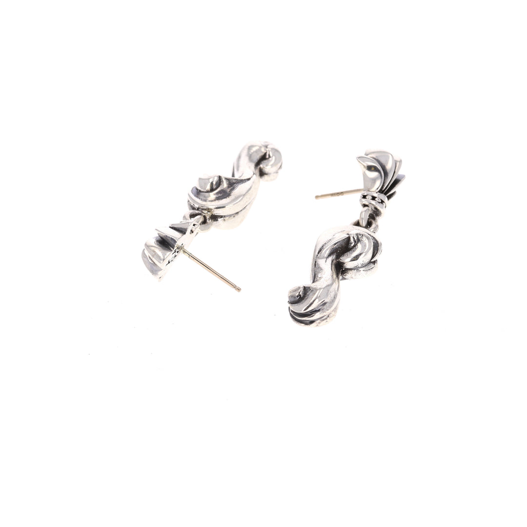 sterling silver king baby earrings