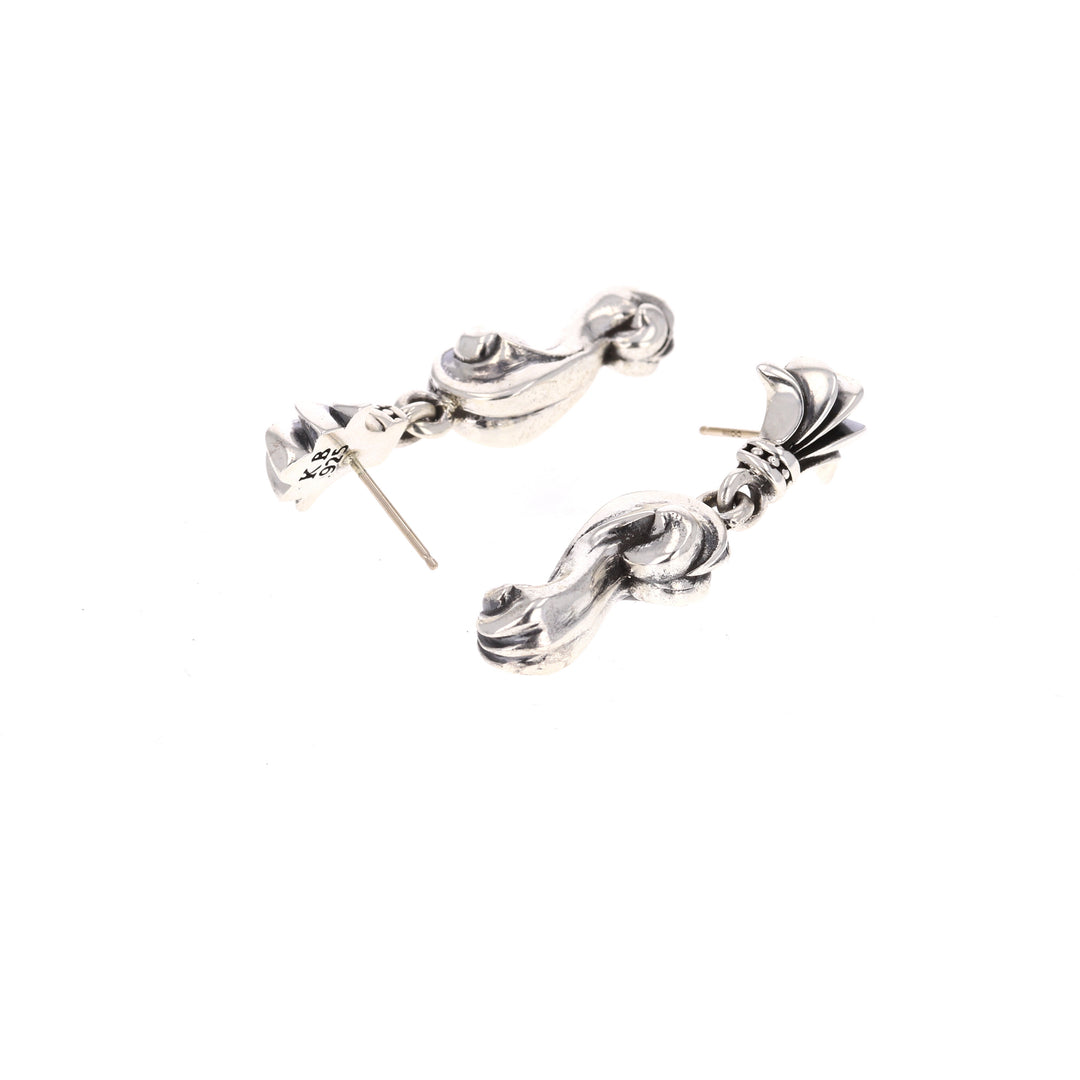 sterling silver king baby earrings