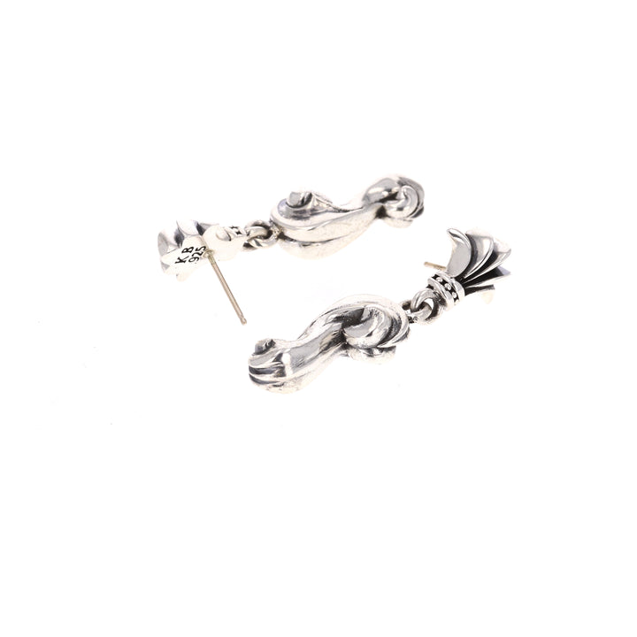 sterling silver king baby earrings