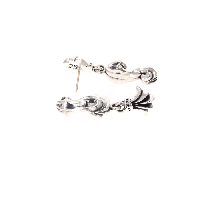 sterling silver king baby earrings