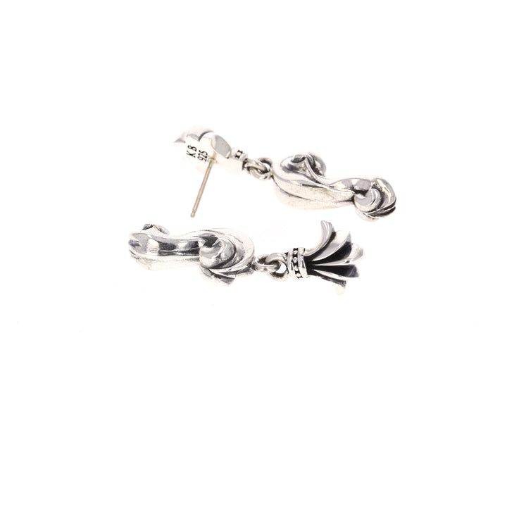 sterling silver king baby earrings