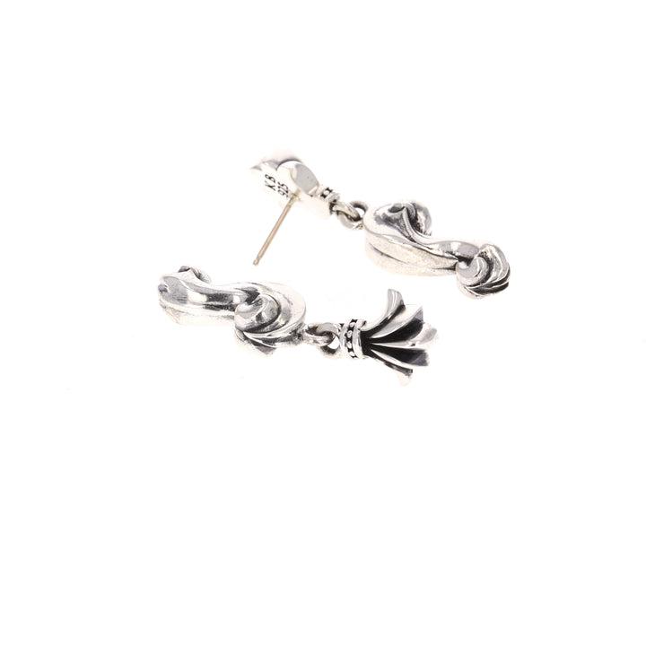 sterling silver king baby earrings