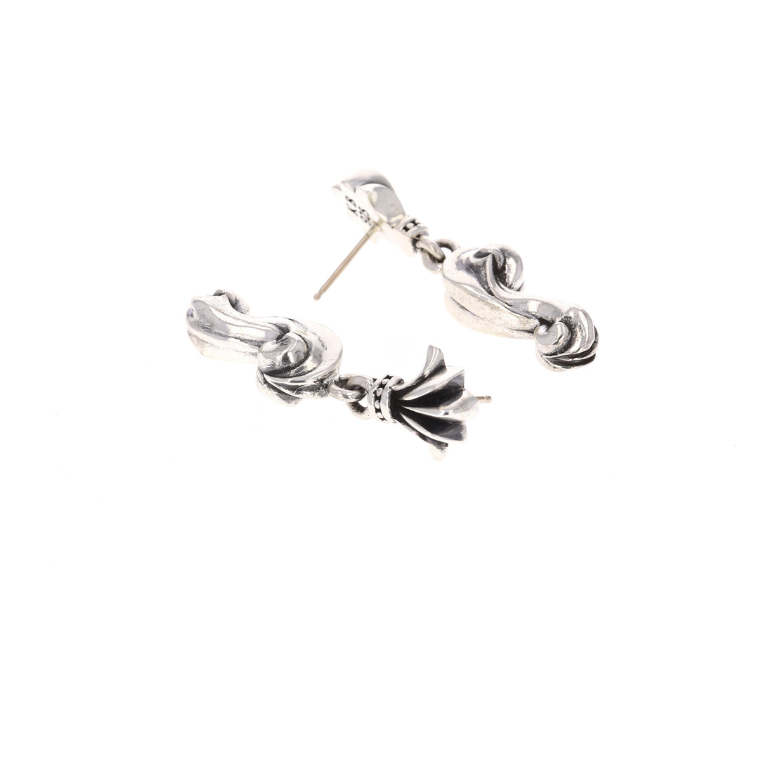 sterling silver king baby earrings