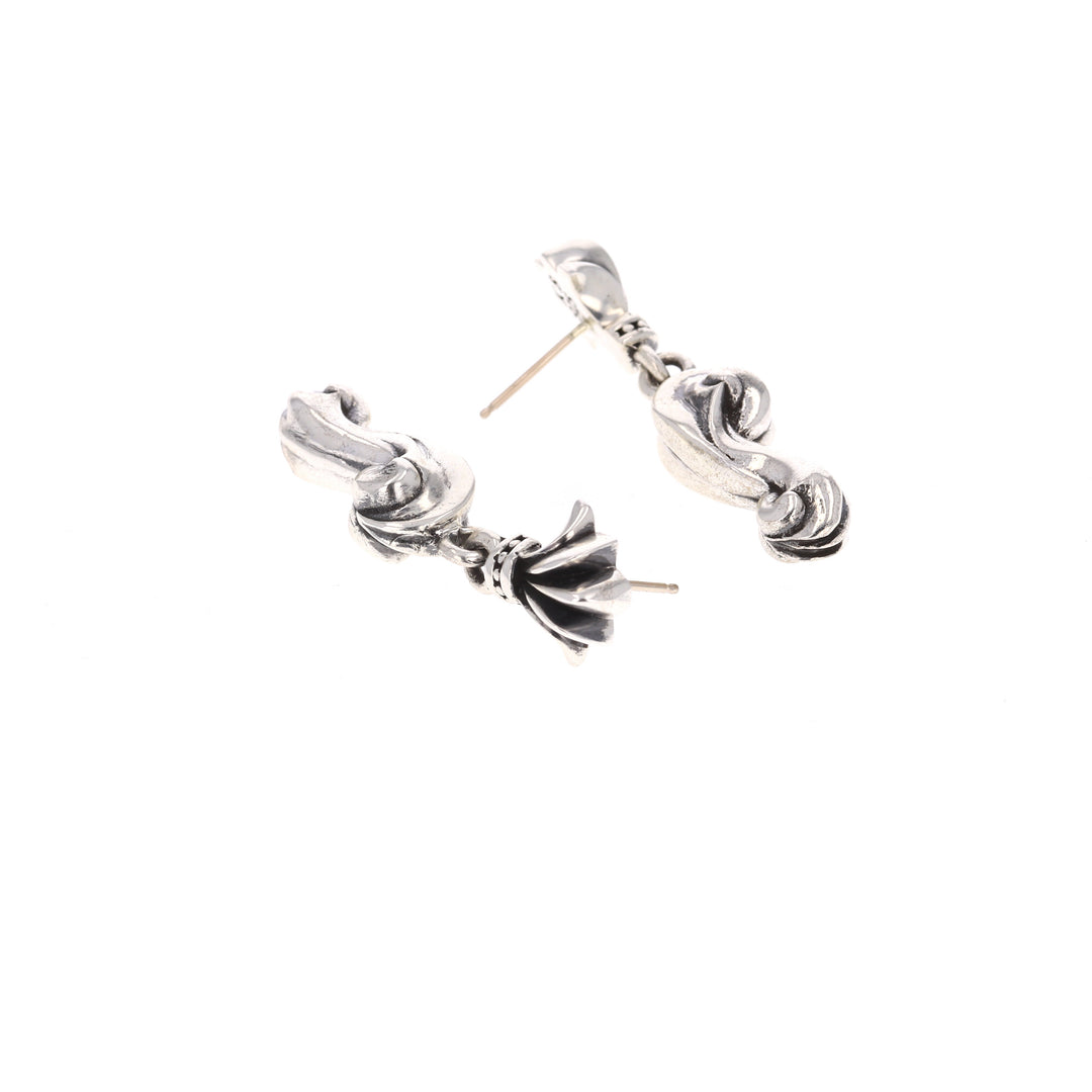 sterling silver king baby earrings