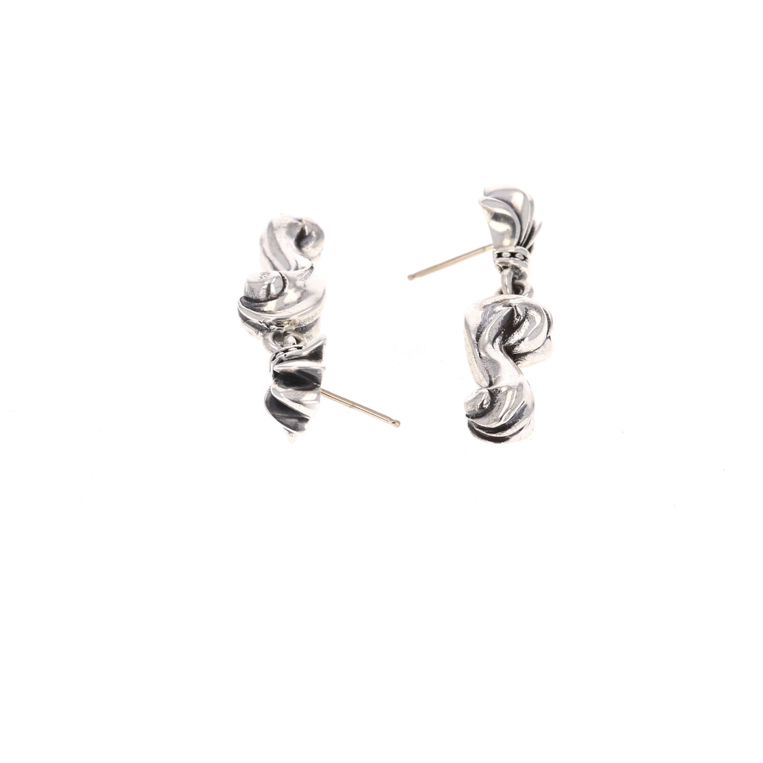 sterling silver king baby earrings