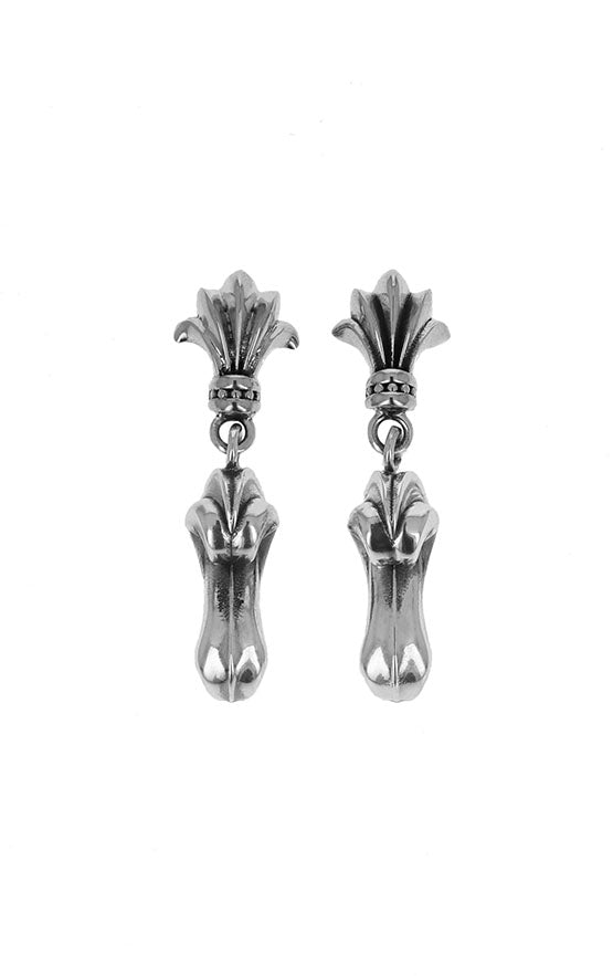sterling silver king baby earrings