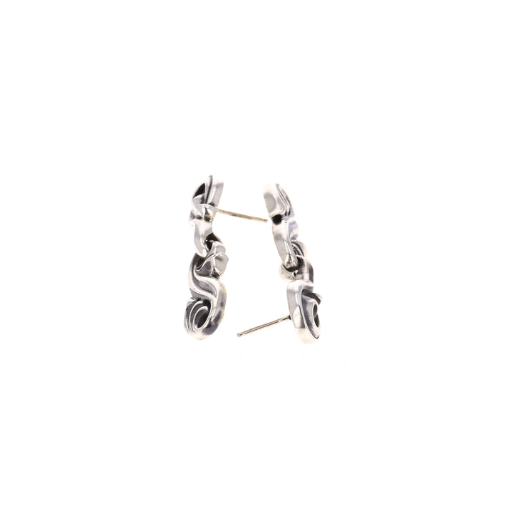 sterling silver king baby earrings